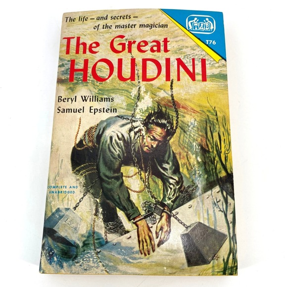 Pocket Books Other - The Great Houdini by Beryl Williams Samuel Epstein TAB Teen Age 1951 Paperback